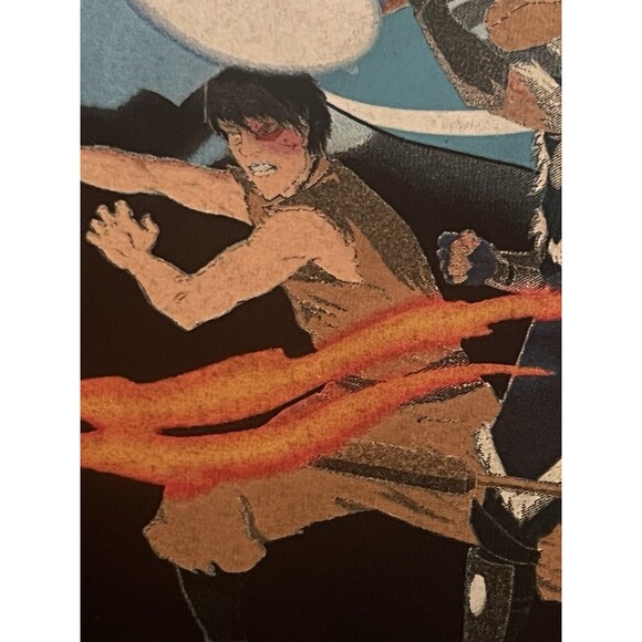 Avatar The Last Airbender Katara Black Anime Graphic T-Shirt Men's Large New NWT - Picture 5 of 8